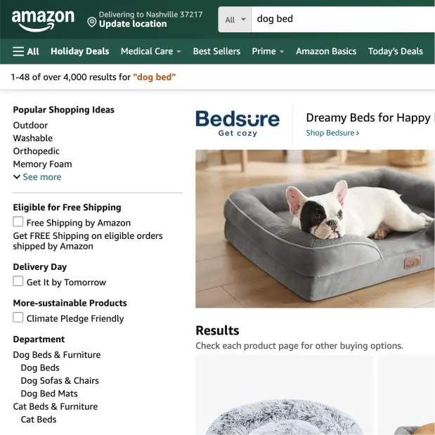 Amazon Dog Beds